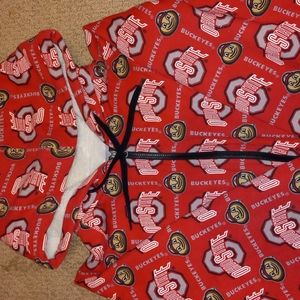 Men's Ohio State University coat with hood